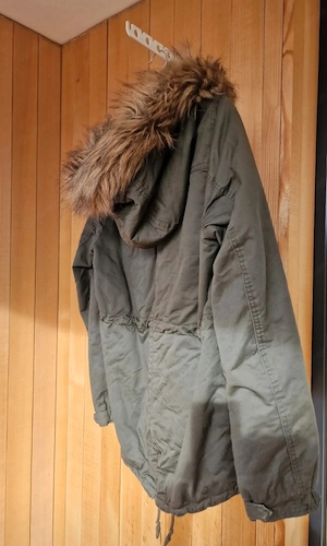 Jacke mit Kapuze khaki Gr. 38 Bild 2