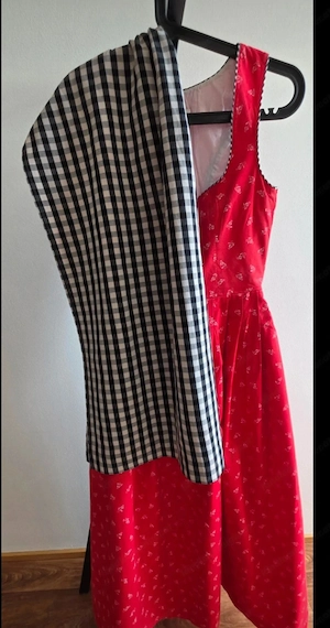 Dirndel lang mit Schürze Gr. 36 Tracht Bild 3