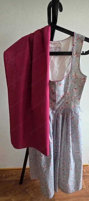 Dirndel lang mit Schürze Gr. 36 Tracht Bild 4
