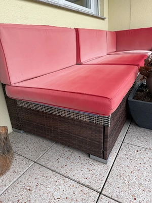 Verschenke Rattan Lounge  Bild 3
