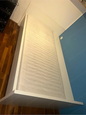 weisses bett 90x200 zu verschenken Bild 2