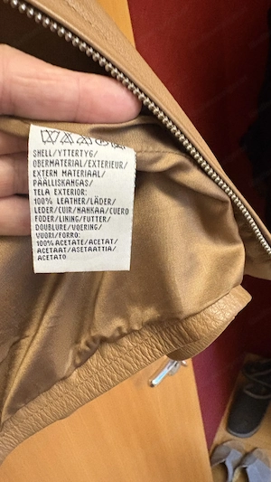 Schöne klassische Damen-Lederjacke von Hennes in Größe 40. Bild 3