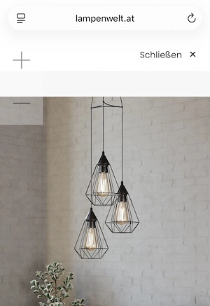 Pendelleuchte EGLO Trabes Schwarz Metall Bild 2