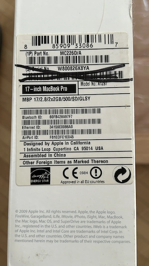 Apple MacBook Pro 17" mit neuem Netzteil Bild 5