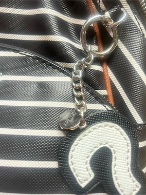 Rucksack " Guess" kein orginal schwarz weiss Reissverschlüsse Bild 2