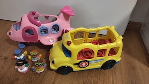 Fisher-Price Little People Flugzeug & Schulbus Bild 2