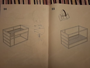 IKEA Bett "Kura" abzugeben Bild 2