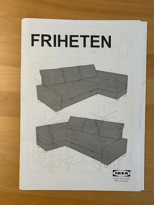 IKEA Eckbettsofa mit Bettkasten zu verschenken! Bild 5