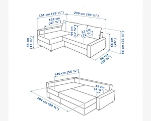 IKEA Eckbettsofa mit Bettkasten zu verschenken! Bild 4