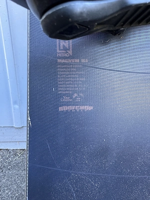 Nitro Snowboard 164 cm mit Bindung für Schuhgröße 45 46 Bild 2