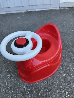 Kindertöpfchen in Rot Bild 2