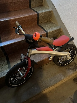 RENN RAD Laufrad, rot-silber Bild 2
