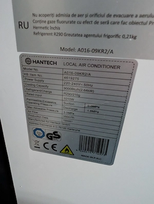 Klimagerät Hantech Bild 2
