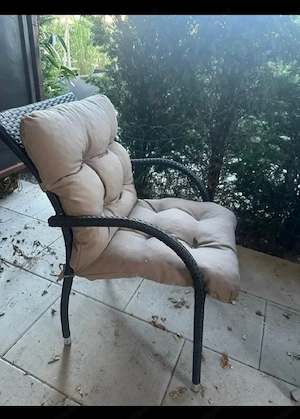 Rattan Gartengarnitur Bild 3