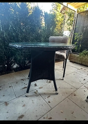 Rattan Gartengarnitur Bild 2
