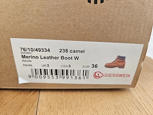 Giesswein Merino Leather Boot Damen NEU Bild 2