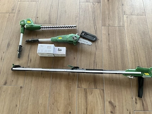 Teleskop-Heckenschere und Kettensäge neuwertig  Bild 2