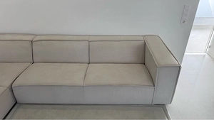 Couch   Ecksofa Off White in Gutem Zustand Bild 3