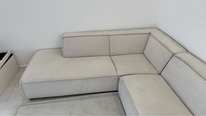 Couch   Ecksofa Off White in Gutem Zustand Bild 2