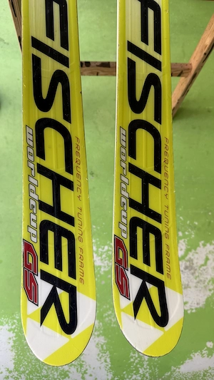 Jugend Rennski  Fischer RC4 World Cup GS , 155 cm,Bindung Fischer FR11, Kanten frisch geschliffen Bild 5