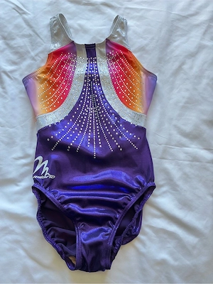 MILANO Gymnastikanzug Fierce Rainbow Gr.140-146