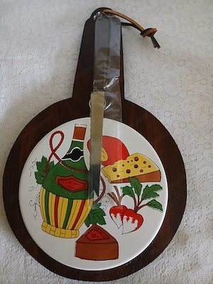 Jausen Brett  mit Messer mit Magnet