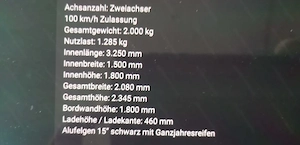 Anhänger Humbaur Rexus  Bild 5