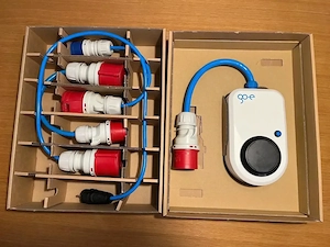 Wallbox go-e Charger Home+ V3 22KW inkl. aller Adapter (230V, CEE blau, CEE rot16A, CEE rot32A) Bild 2