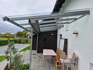 Glasdach, Terrassenüberdachung,  Bild 2