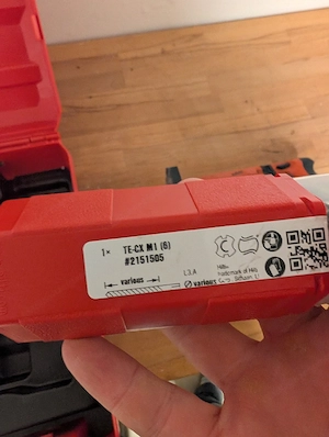 Hilti Te6-22 Nuron Schlagbohrmaschine mit Ladegerät und Akku Bild 4