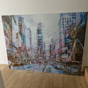 Glasbild 120x160 cm New York Times Square KARE Design Bild 2