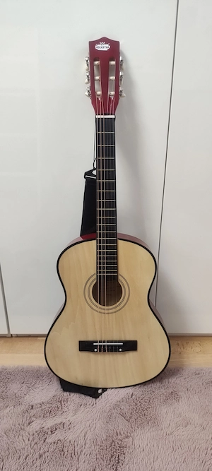 Gitarre natur 90 cm Bild 2