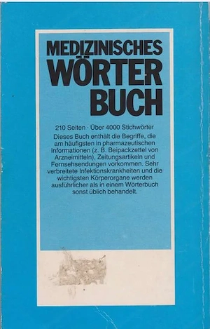 Medizinisches Wörterbuch, 210 Seiten,    3,-- Bild 2