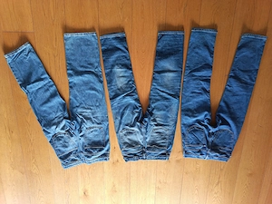 Jeanspaket von H&M Gr. 146 (Slimfit, Relaxed, Loose fit) Bild 2