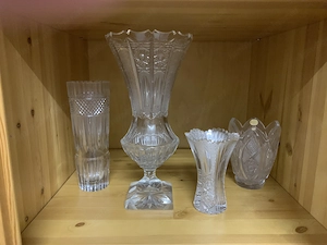Vase aus Kristallglas  Kristallvase Bild 2