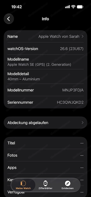 Apple Watch SE 2 40mm (GPS) Bild 4