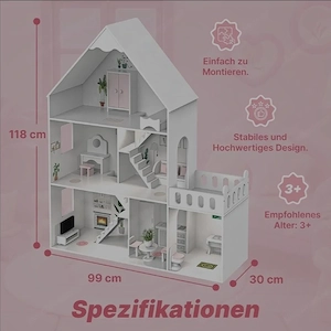 Puppenhaus Vollausstattung  Bild 2