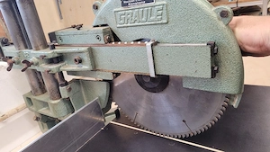 Graule ZS 85 Kappsäge   Zugsäge mit Motor 2,5 kW Bild 2