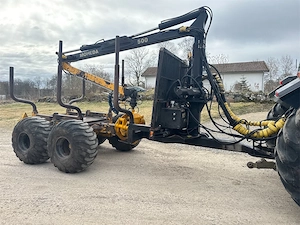 Traktor VALMET 6200 Moheda Anhänger Bild 7