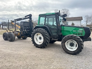 Traktor VALMET 6200 Moheda Anhänger Bild 5